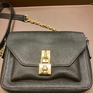 HENRI BENDEL BLACK BAG WITH LOCK